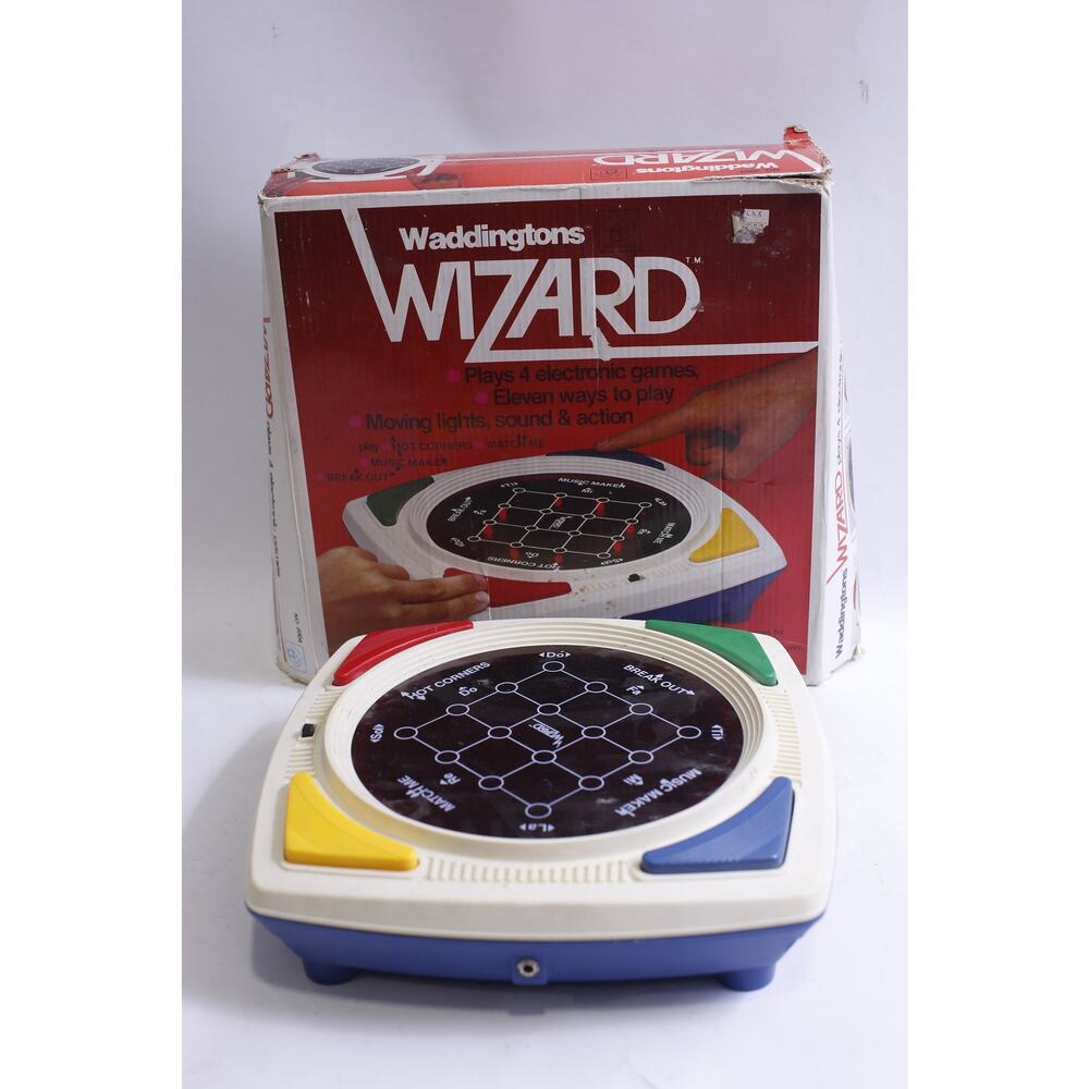 Waddingtons, Wizard, Board Game, 4 Electronic Games, Moving Lights, Sound, Acti